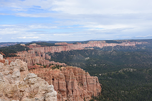 A view of the formations at Bryce Canyon National Park