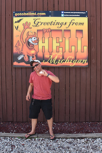 Hell Sign in Hell Michigan